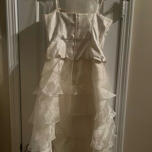 Elegant Ivory Tiered Dress